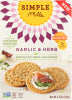 GARLIC HERB SPROUTED SEED CRACKERS